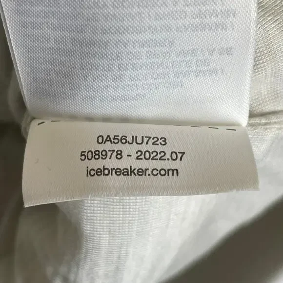 Icebreaker RealFleece Merino Wool High Pile 1/2 Zip Pullover Jacket Ecru M - Picture 11 of 11